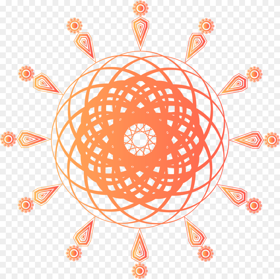 Rotating Arrow Original Coral Orange Vector Rotation Portable Network Graphics, Pattern, Accessories, Sphere, Chandelier Free Png Download