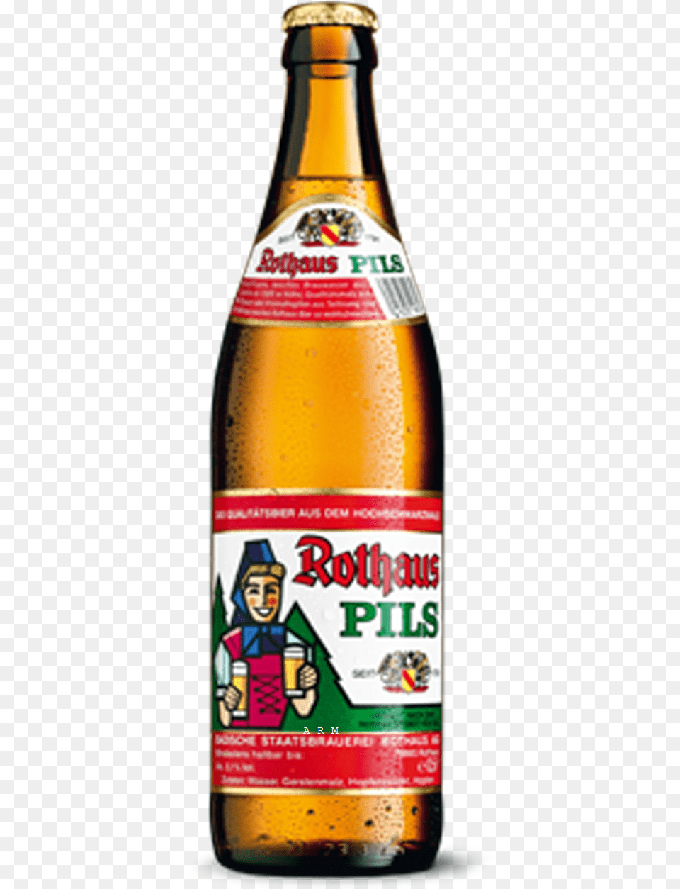 Rothaus Pilsner Rothaus, Alcohol, Beer, Beer Bottle, Beverage Png