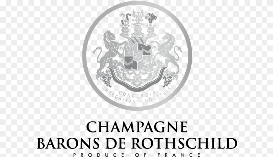 Rothschild Family Logos Les Champagnes De Vignerons, Emblem, Symbol, Logo, Head Png