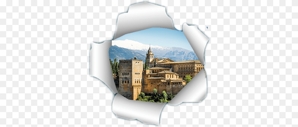 Roto De Papel Granada Alhambra Spain Gardens, Architecture, Fortress, Building, Castle Free Png