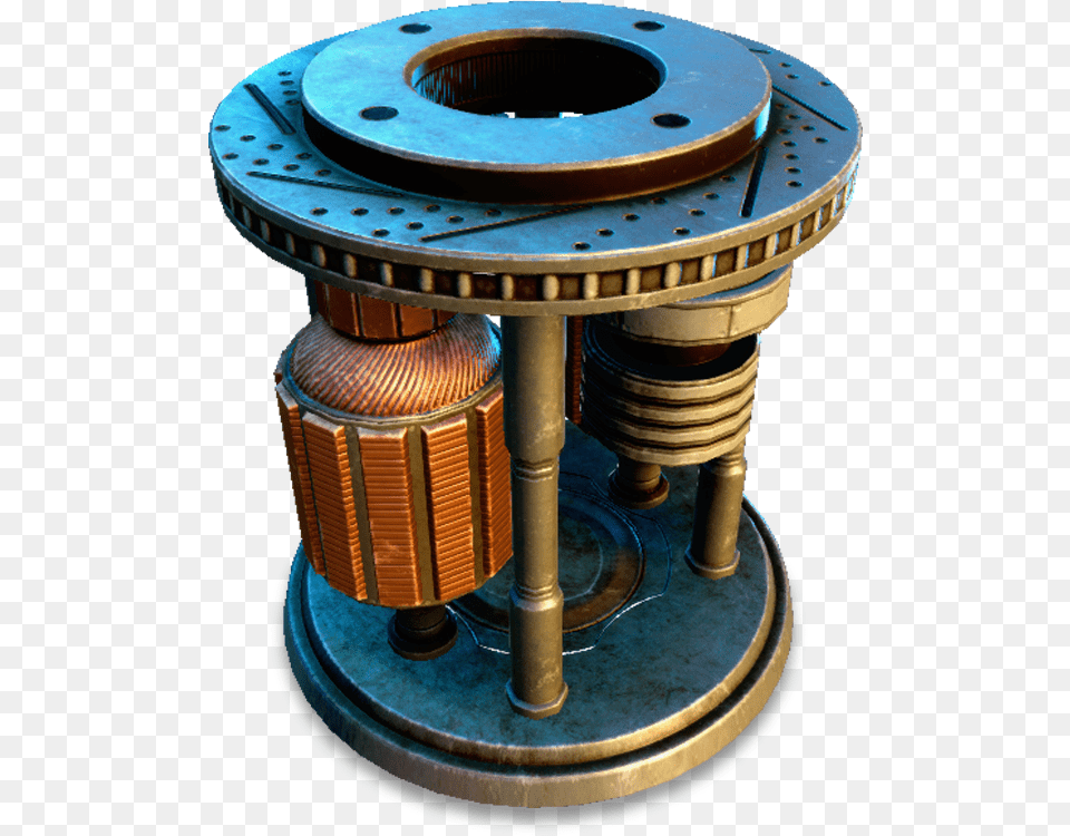 Rotor Brass, Coil, Machine, Spiral, Fire Hydrant Free Png Download