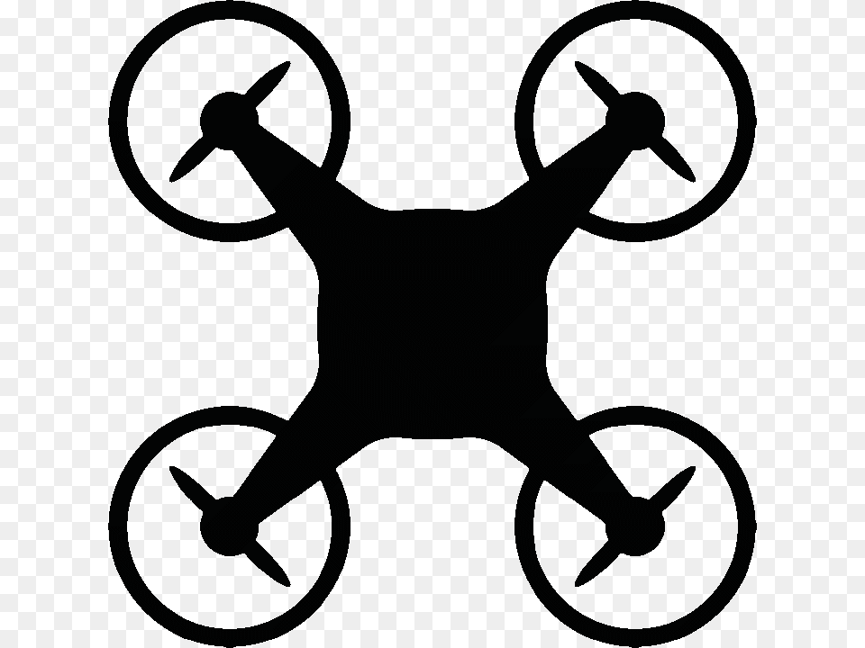 Rotor Uav Icon Drone Clip Art, Silhouette, Animal, Antelope, Mammal Png Image