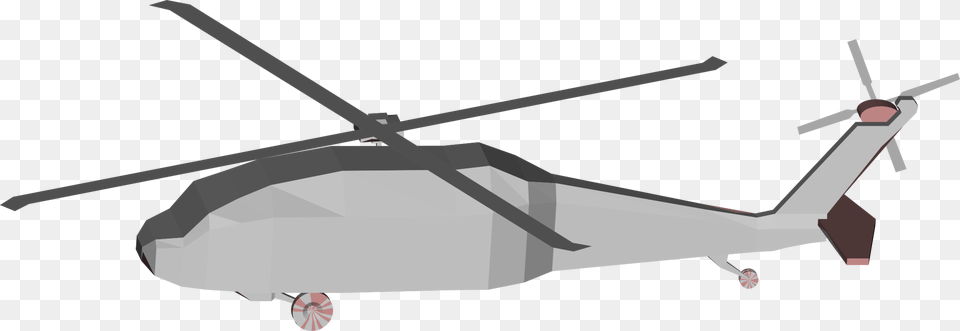 Rotorcrafthelicopter Rotortiltrotor Low Poly Blackhawk, Aircraft, Helicopter, Transportation, Vehicle Png Image