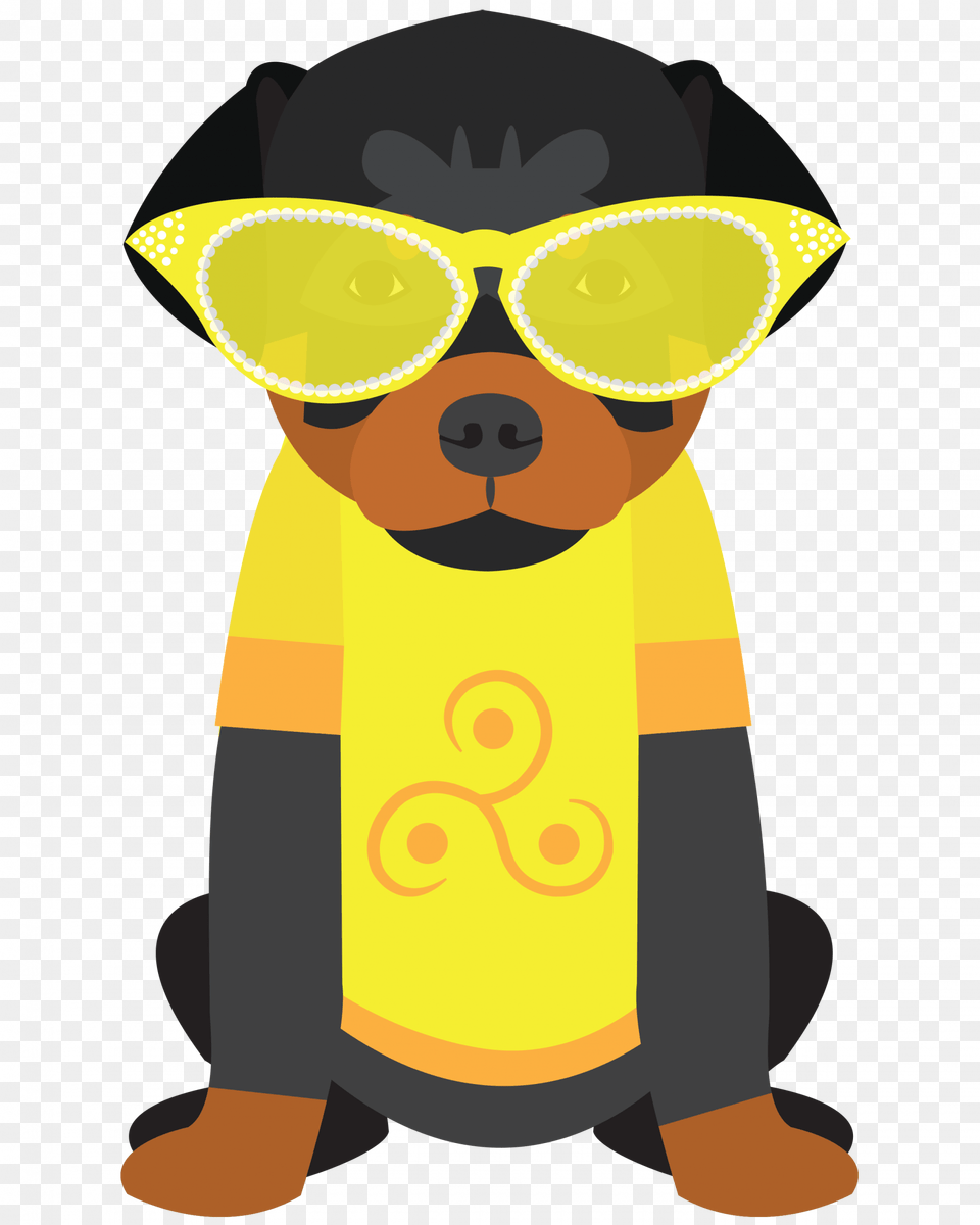 Rottweiler Cartoon, Clothing, Coat, Baby, Face Free Png