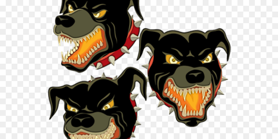 Rottweiler Clipart Vicious Greek Monsters Cerberus, Baby, Person, Face, Head Png Image