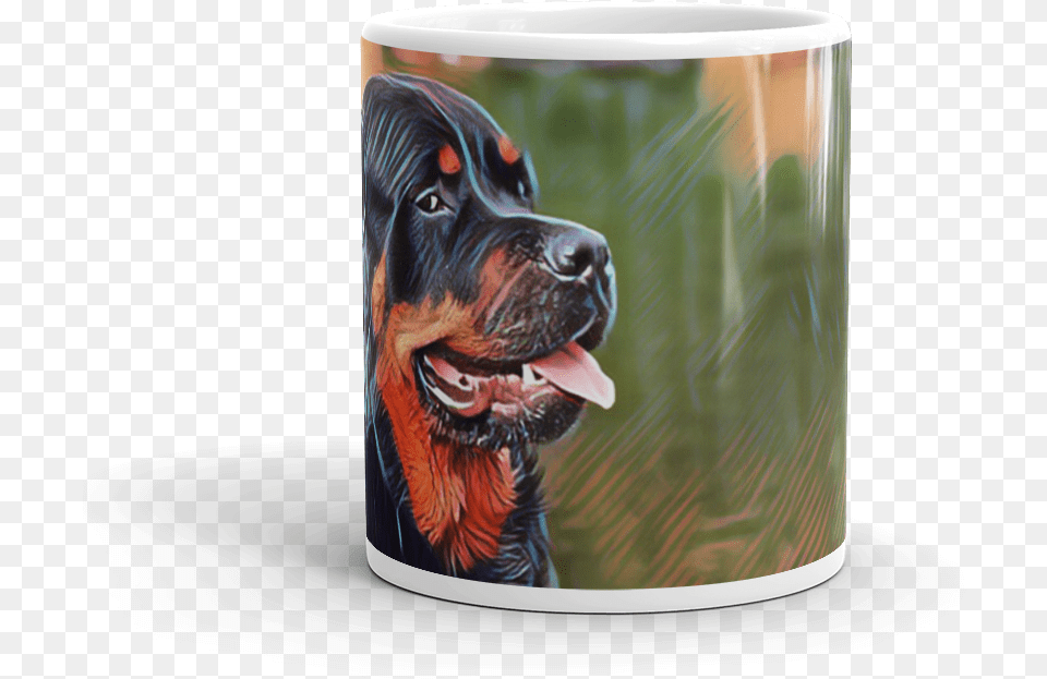 Rottweiler Coffee Mug Rottweiler, Animal, Canine, Dog, Mammal Free Png Download