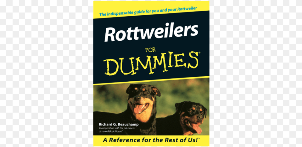 Rottweiler Gifts Dummies, Book, Publication, Advertisement, Poster Png Image
