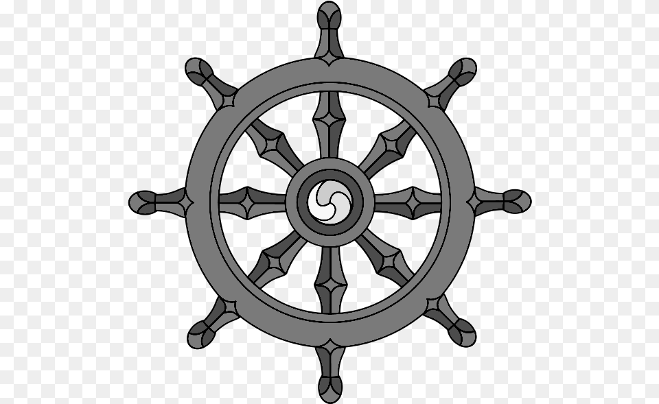 Roue Du Dharma Simbolos De La Religion Budismo, Steering Wheel, Transportation, Vehicle, Chandelier Png