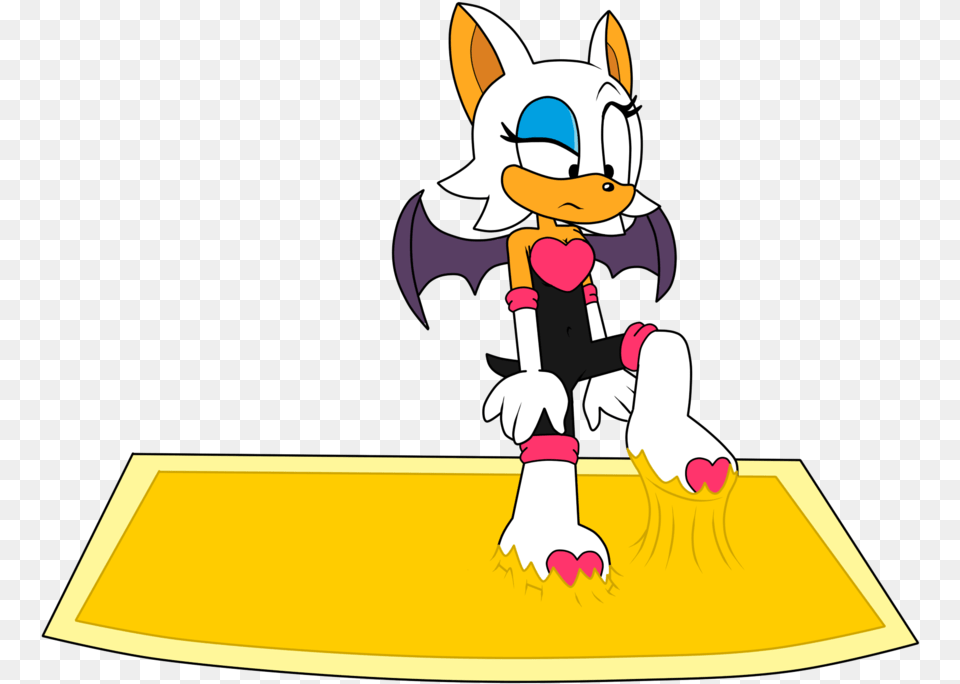 Rouge The Bat In Quicksand, Cartoon, Baby, Person Png Image