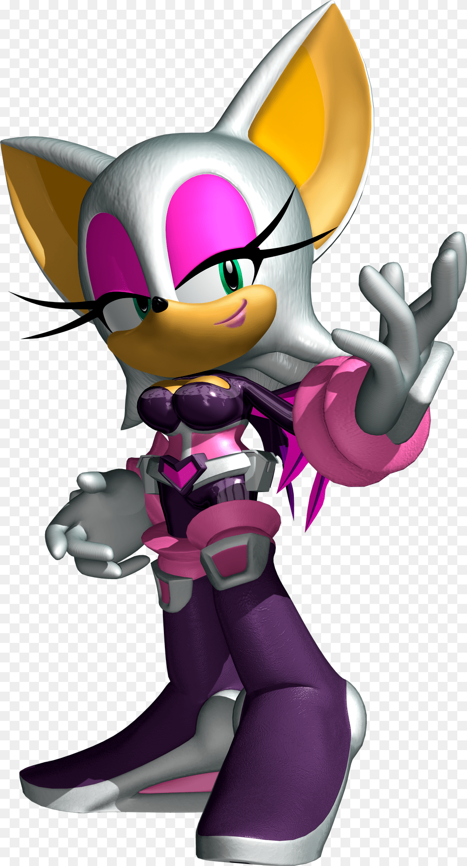 Rouge The Bat Sonic Heroes Free Png