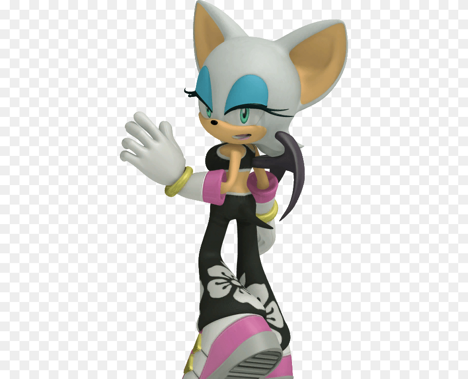 Rouge The Bat Sonic Riders Rouge The Bat Sonic Riders, Clothing, Figurine, Glove, Baby Free Transparent Png