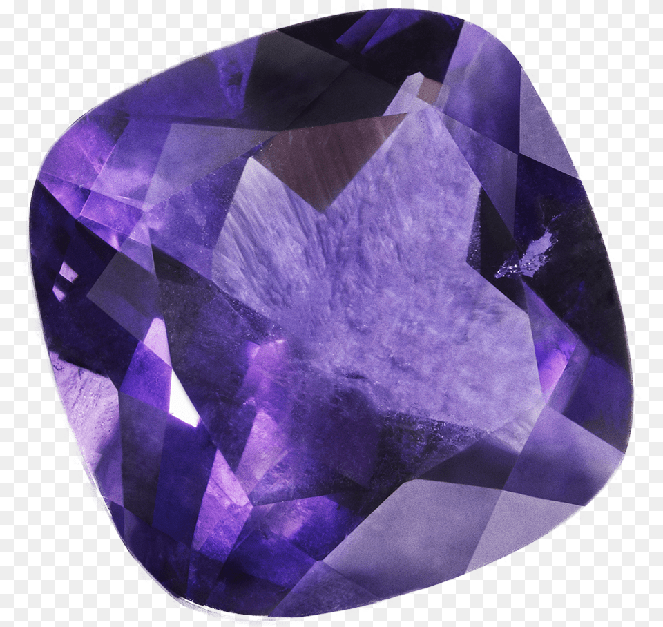 Rough Cut Jewel Transparent Amethyst Gemstone, Accessories, Jewelry, Crystal, Mineral Free Png Download