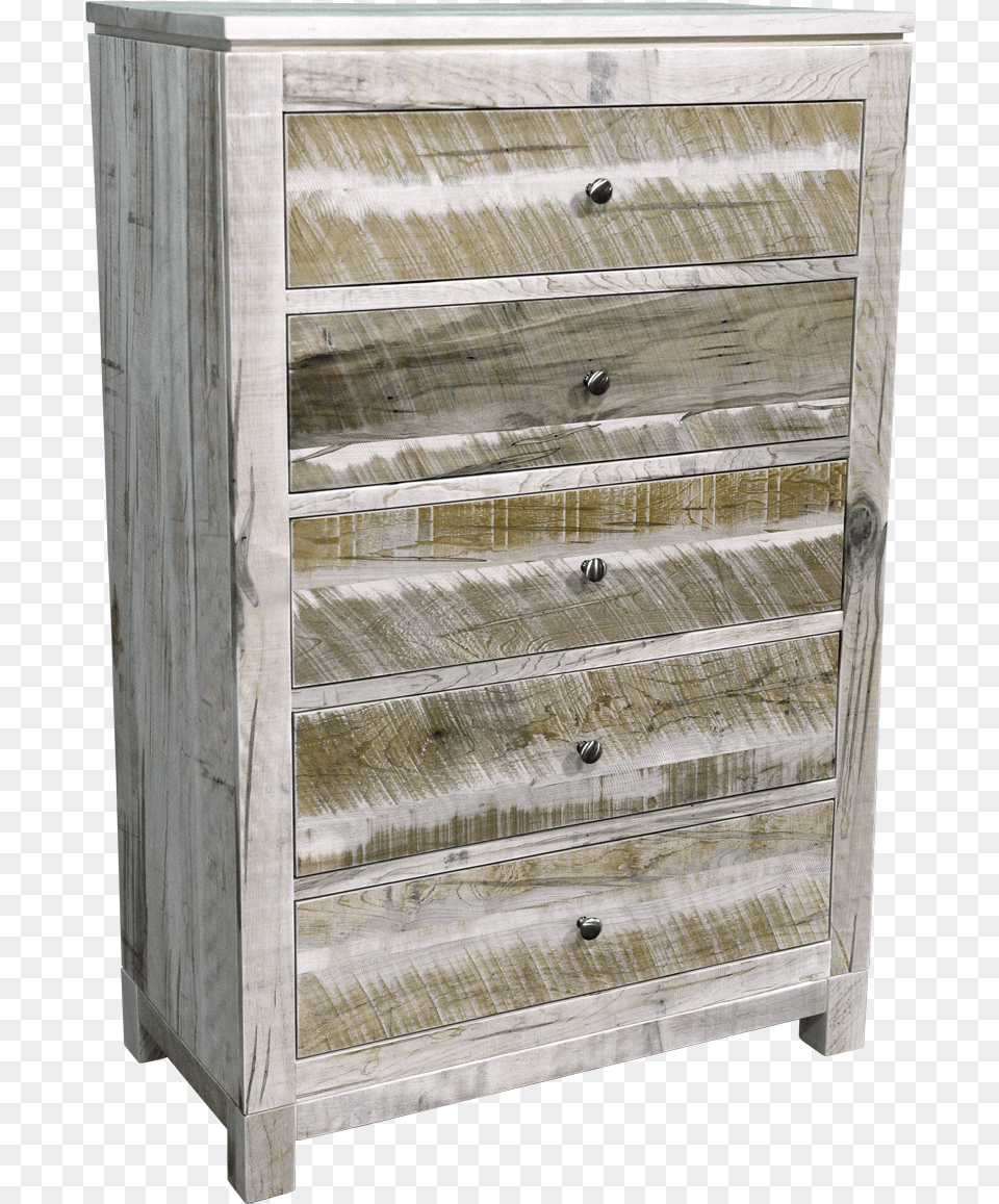 Rough Cut Metro 5 Drawer Hiboy Chest Of Drawers, Cabinet, Dresser, Furniture Png