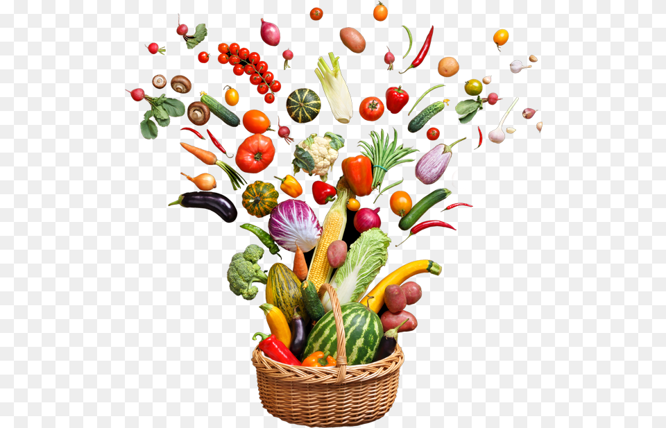 Roughage Foods, Plant, Flower, Flower Arrangement, Basket Png Image
