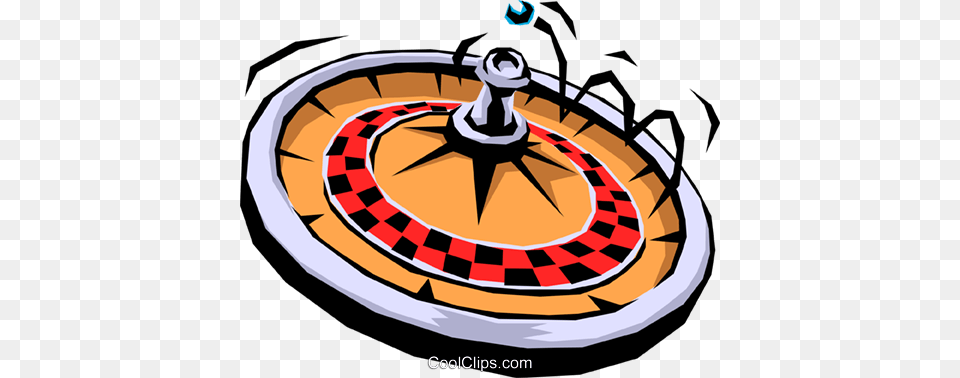 Roulette Wheel Royalty Vector Clip Art Illustration, Urban, Game, Gambling Free Png