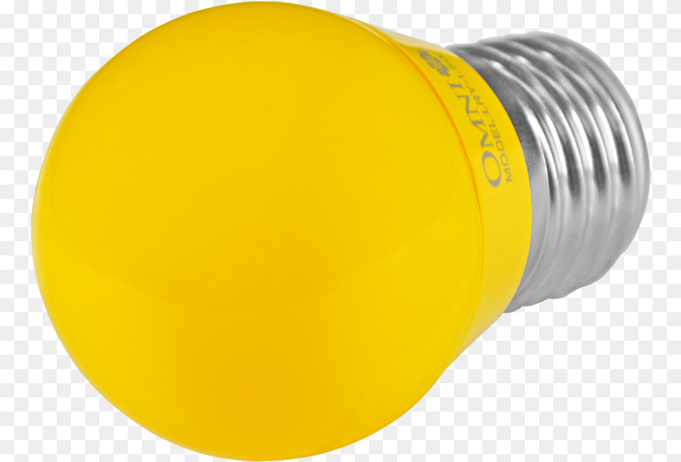 Round 1 5w Bulb Yellow Circle, Light, Lightbulb, Clothing, Hardhat Png Image