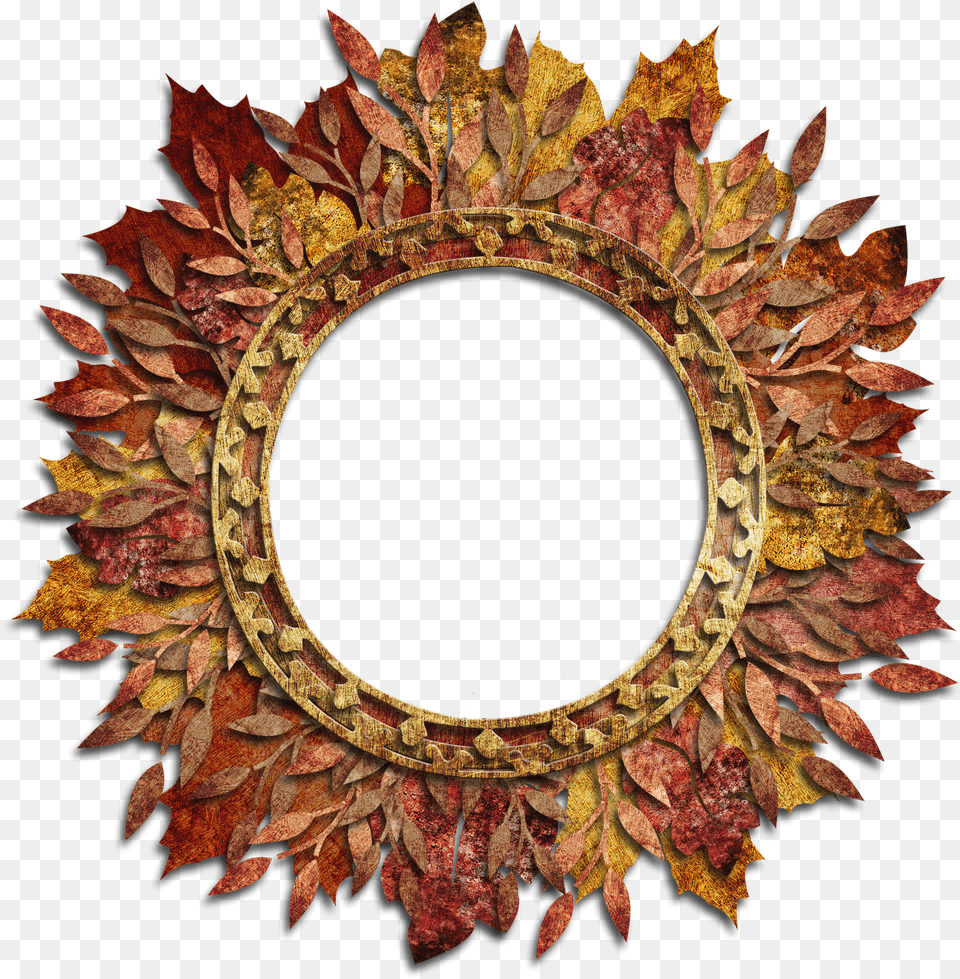 Round Autum Frame Gallery Yopriceville High Quality Portable Network Graphics, Leaf, Photography, Plant Png