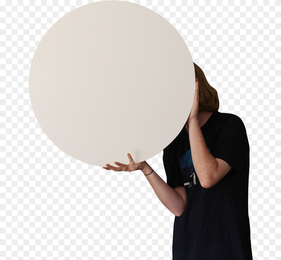 Round Blank Canvas Outside The Square 70cm Balloon, Photography, Adult, Female, Person Png Image