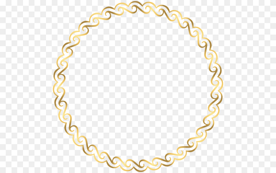 Round Border Deco Frame Clip, Oval, Accessories, Jewelry, Necklace Png Image