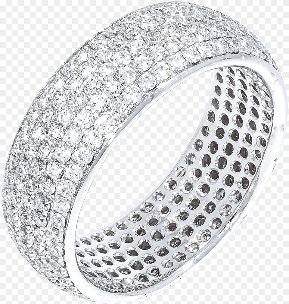 Round Brilliant Pave Diamond Wedding Band Pave Wedding Band, Accessories, Gemstone, Jewelry, Platinum Free Png