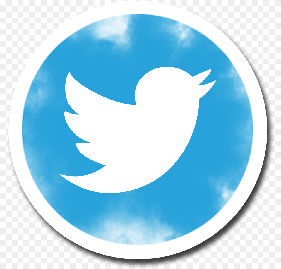 Round Brush Twitter Social Media Icon Logo Smoke Effect Clip Maroon Twitter Icon, Outdoors Free Png Download