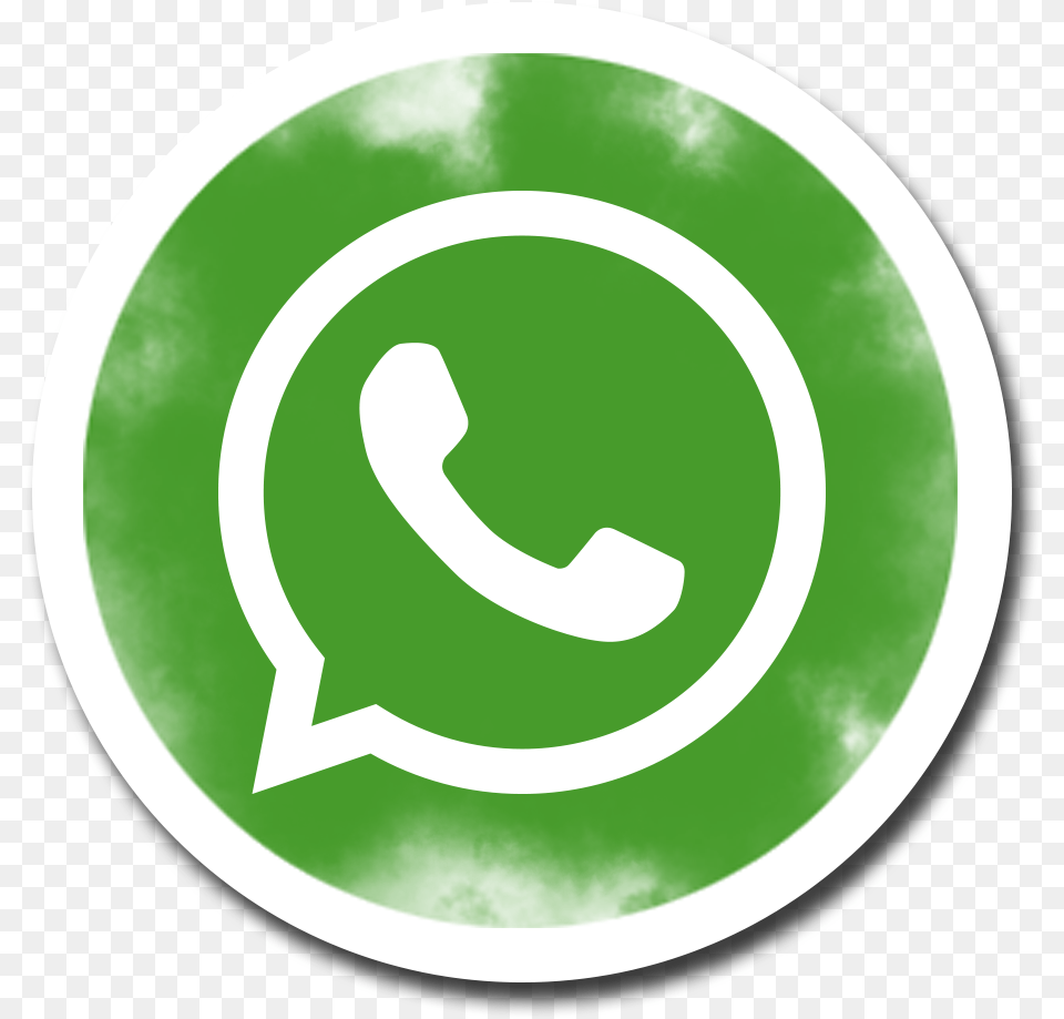 Round Brush Whatsapp Social Media Icon Logo Smoke Effect Whatsapp Not, Disk, Symbol Free Transparent Png