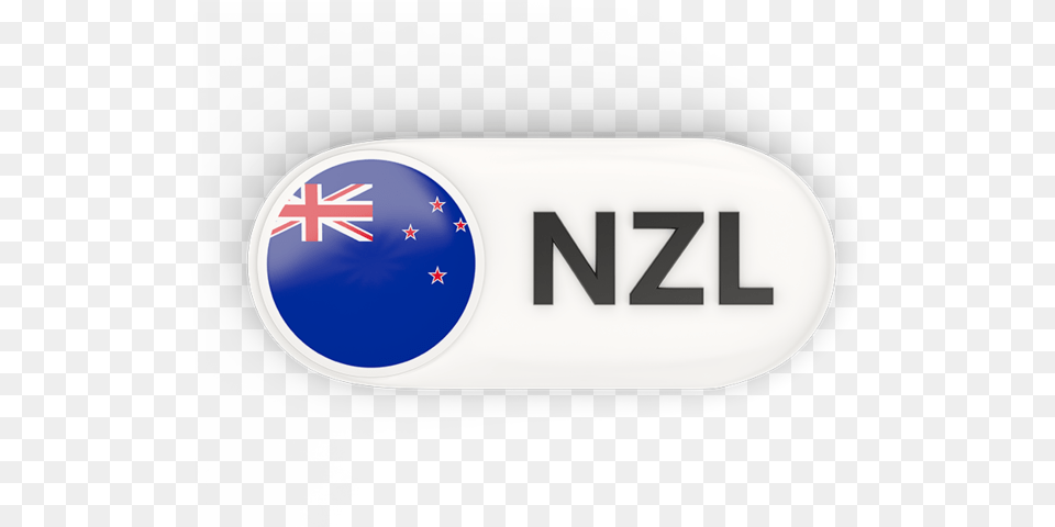 Round Button With Iso Code Illustration Of Flag New Zealand Language, Logo Free Transparent Png