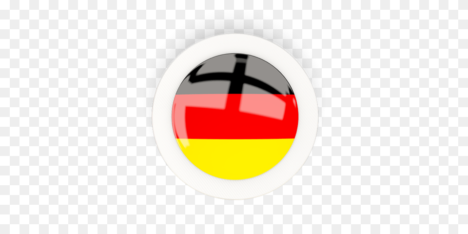 Round Carbon Icon Illustration Of Flag Of Germany, Symbol, Logo, Sphere Free Transparent Png