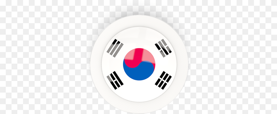 Round Carbon Icon South Korea Flag, Disk, Food, Meal, Cutlery Png