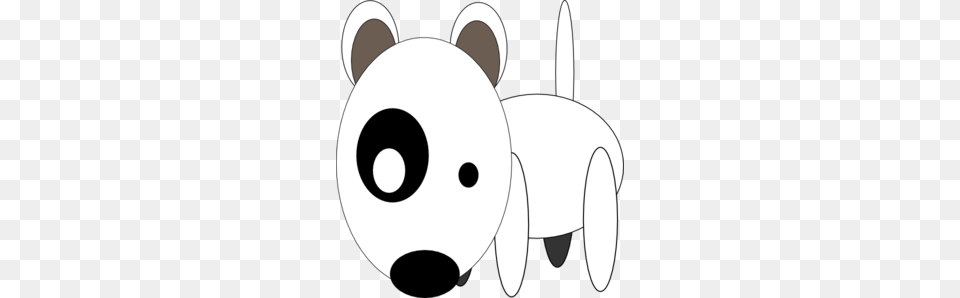 Round Cartoon Bullterrier Clip Art For Web, Plush, Stencil, Toy Free Png