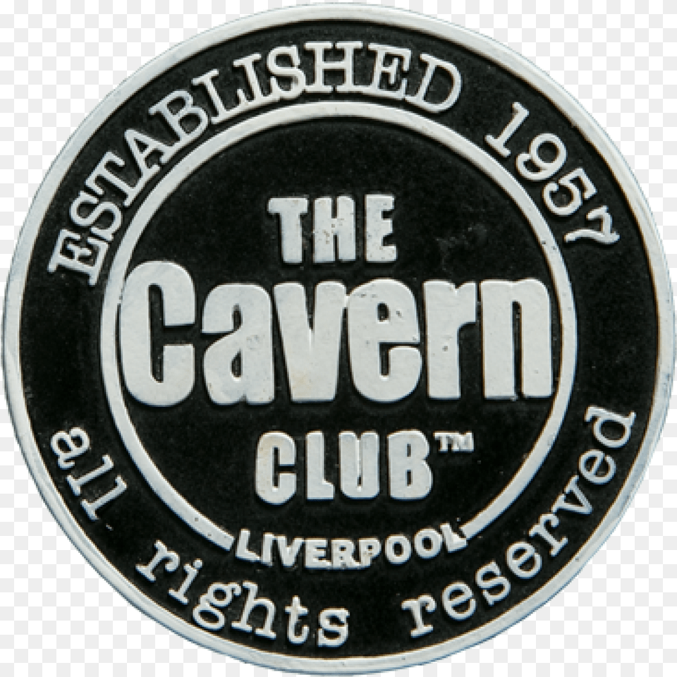 Round Cavern Club Logo Fridge Magnet Cavern Club Liverpool Logo, Emblem, Symbol, Disk Png