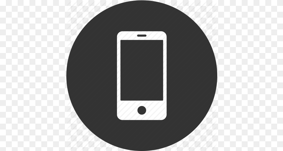 Round Cell Phone Icon Mobile Phone, Electronics, Mobile Phone, Disk Png