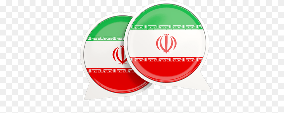 Round Chat Icon Iran Flag, Logo, Sticker, Disk Png Image