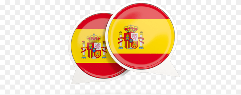 Round Chat Icon Spain Flag, Food, Ketchup Free Png