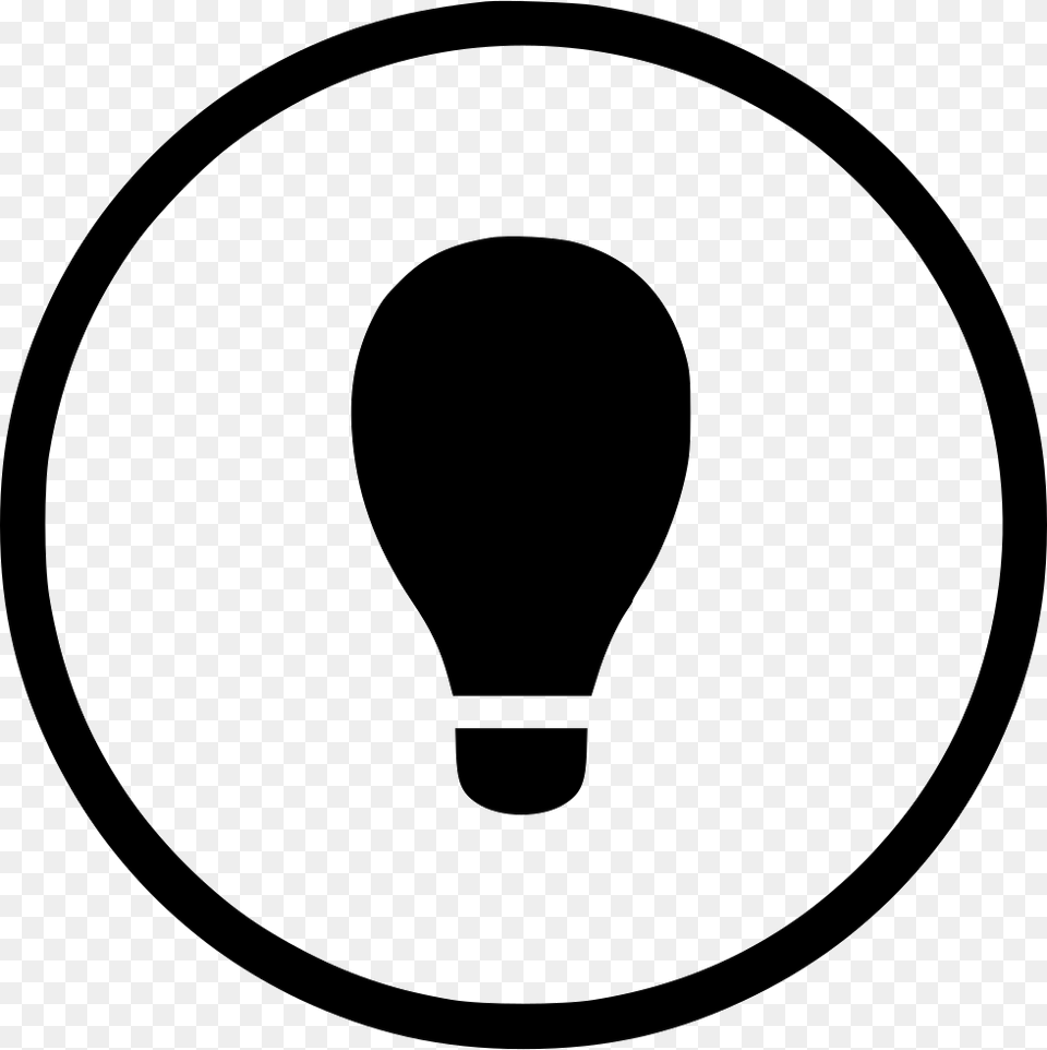 Round Circle Lamp Light Idea Lighting Flash Light Icon Round, Lightbulb Png Image