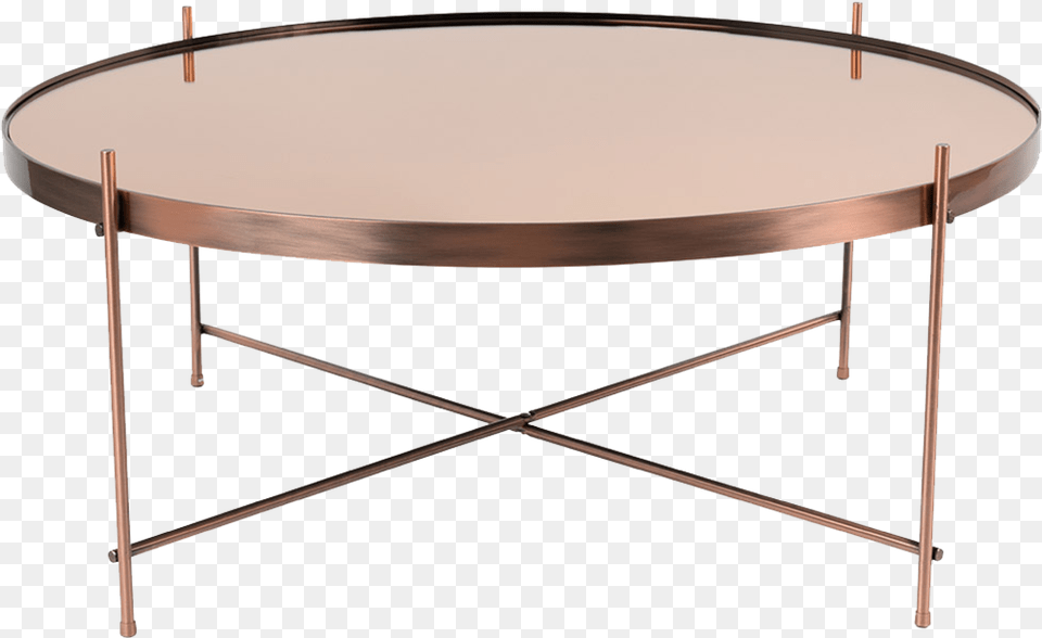 Round Coffee Table Copper, Coffee Table, Dining Table, Furniture Free Transparent Png