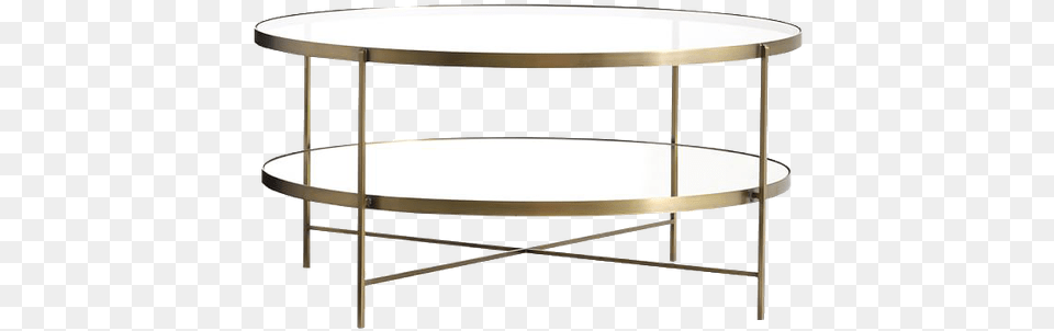 Round Coffee Table Shelf, Coffee Table, Furniture Free Png