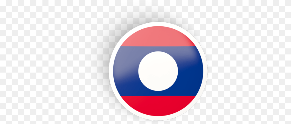 Round Concave Icon Lao Flag Circle, Disk, Logo Free Png Download