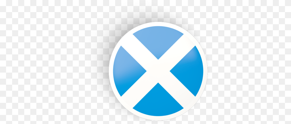 Round Concave Icon Round Scotland Flag, Symbol, Disk, Logo Free Png