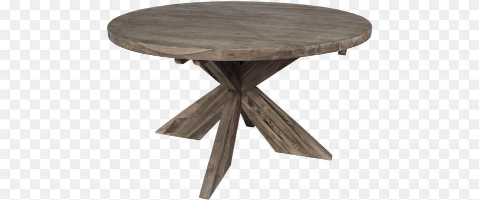 Round Dining Table Cross Three Legged Cross Table, Coffee Table, Dining Table, Furniture, Appliance Free Png