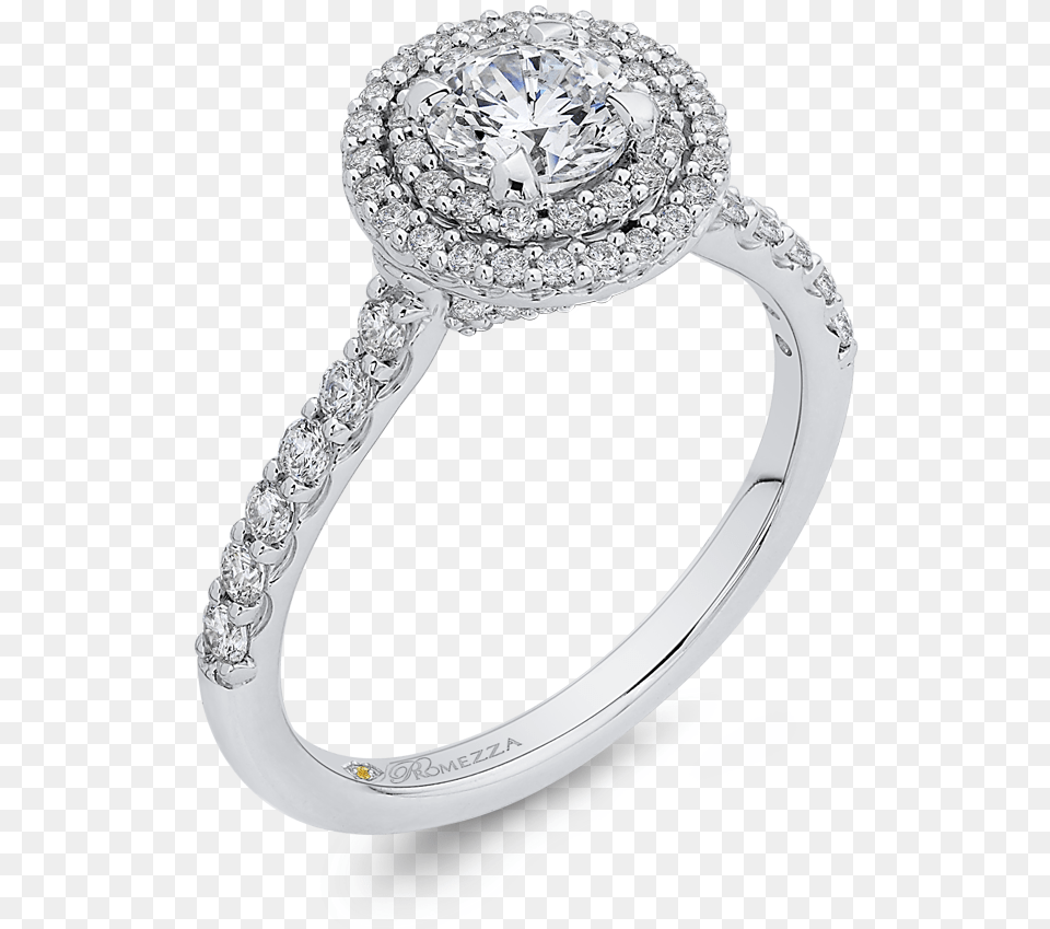 Round Double Halo Engagement Ring Pre Engagement Ring, Accessories, Diamond, Gemstone, Jewelry Png