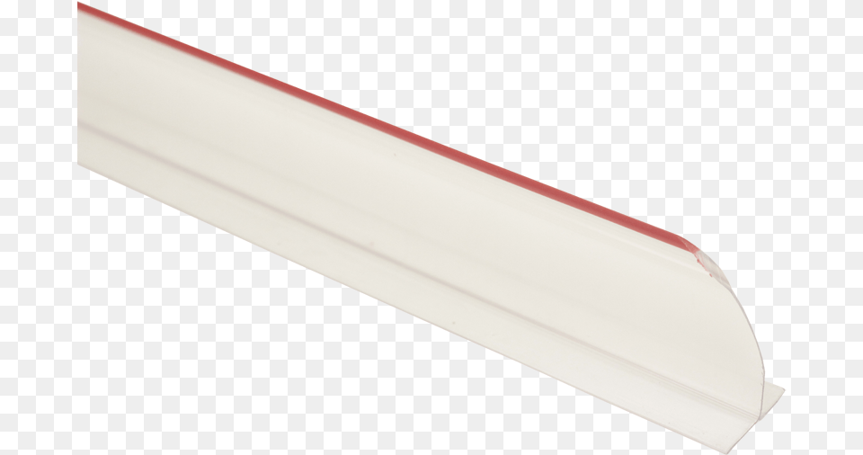 Round End Divider 3 X24 Clear With Red Edge Brush Seal Self Adhesive, Architecture, Building, Housing, House Free Png