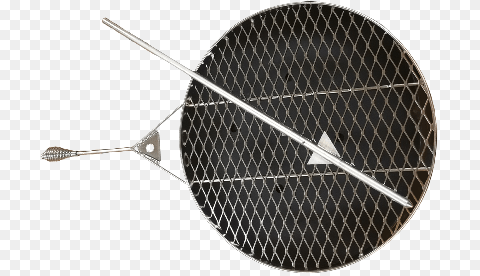 Round Fire Pit Grill Watch, Racket, Sword, Weapon Png Image
