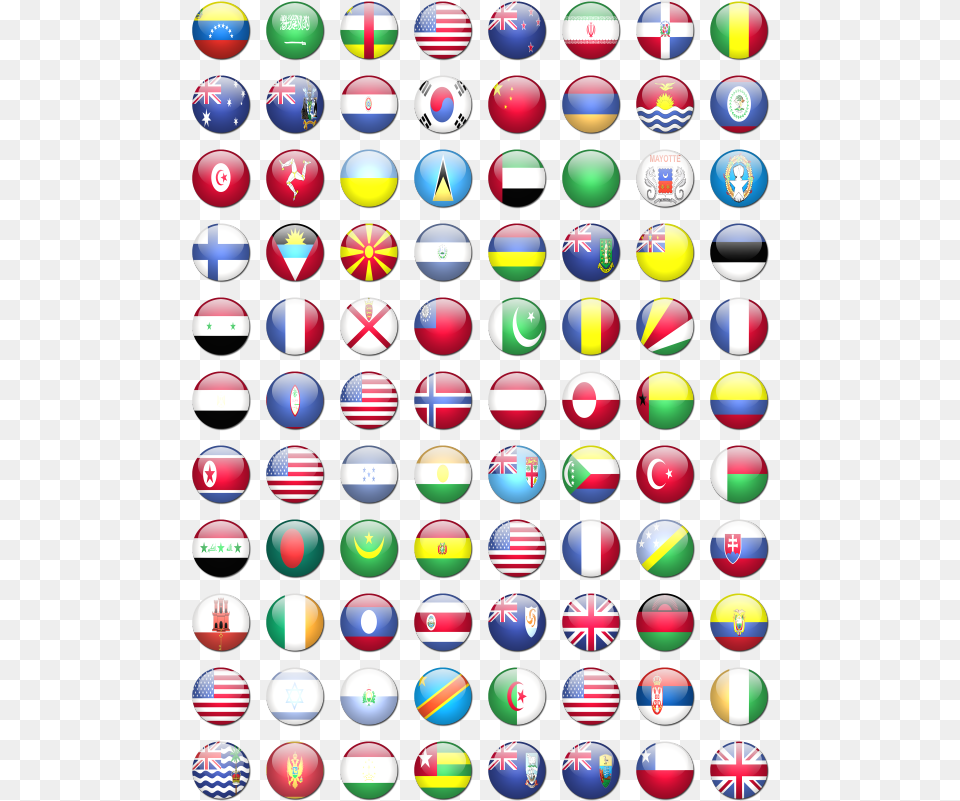 Round Flag Icon Round Flag Icons Sphere Free Png Download