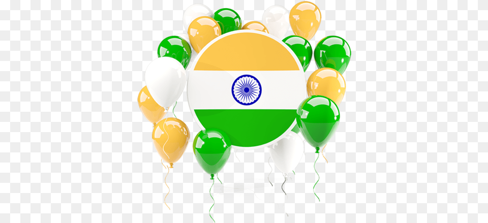 Round Flag With Balloons Flag Of India, Balloon, People, Person, Tape Png