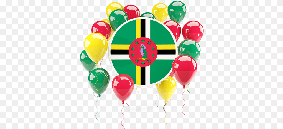 Round Flag With Balloons Nigerian Flag Balloons, Balloon Free Png Download