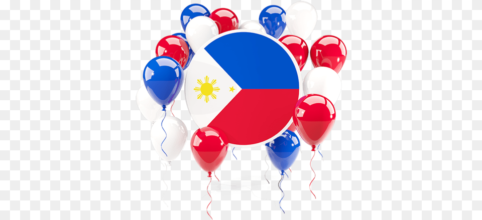 Round Flag With Balloons Philippine Flag Balloon Free Png Download