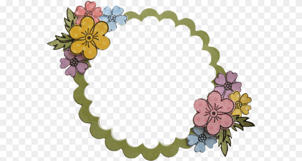 Round Flower Frame By Artbeat6342 Graphic Rose, Pattern, Art, Floral Design, Graphics Free Png Download