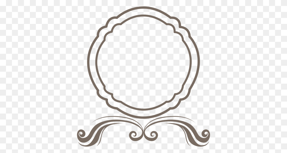 Round Frame Image, Oval, Mirror, Person Free Png