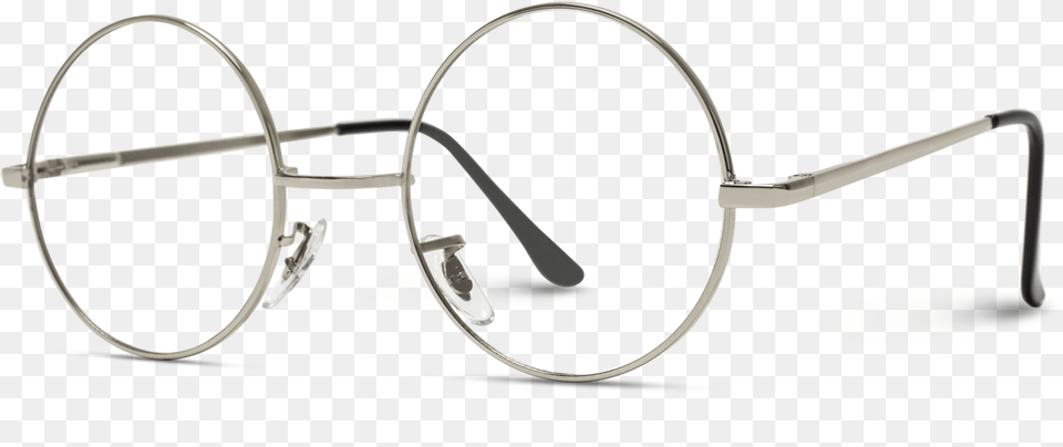 Round Glasses Transparent Material, Accessories Png Image